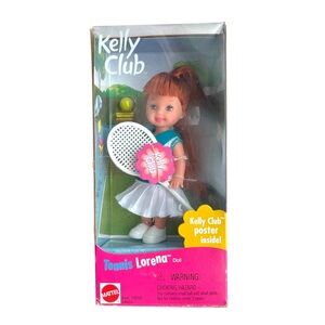 Vintage Kelly Club Tennis Lorena Doll 1999 90s Barbie Mattel